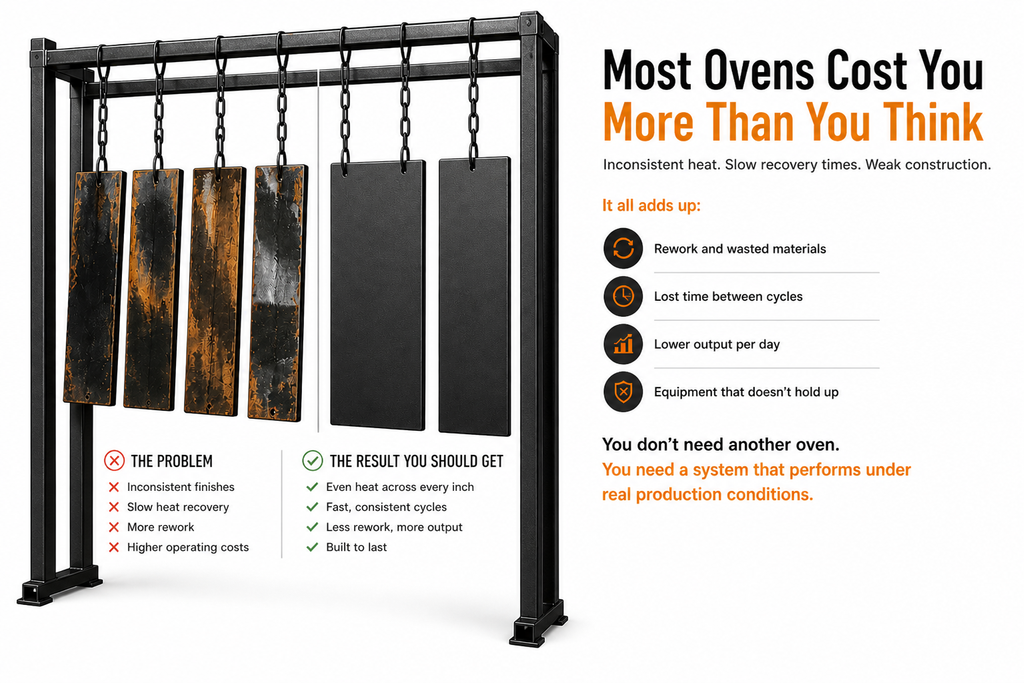Riker Industrial Powder Coating Oven (4' x 4' x 6')